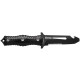 ALLI Rescue BE knife - Black Inox - Black - Blade Length 12cm - KV-AALR12-2-N - AZZI SUB (ONLY SOLD IN LEBANON)